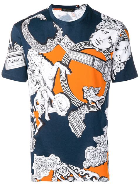 versace pegasus t shirt|Men's Versace Tops & T.